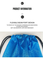 Hot Sale Customized Logo Printed Waterproof Reusable Backpacks Style Polyester Custom Drawstring Bags