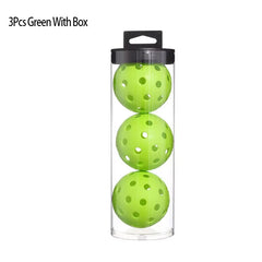 Factory Wholesale 74mm Durable 40 Holes Outdoor Barrels 3_4Pcs Usapa Approved Pickleball Balls 40 Holes for Competition