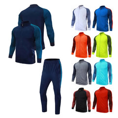 2022 Adults Soccer Jerseys Sets Football Mens Running Jackets Sports Training Soccer Tracksuit Uniforms Suit