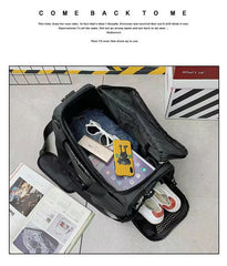 Wholesale Custom Large Fold Sport Gym Wet and Dry Bag Women Men Waterproof Shoe Duffel Travel Bag Duffle Bag