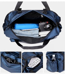 Custom Logo Gym Women Design Waterproof Fashion Man Nylon Duffel Tote Bag Soccer Bag Luggage Duffle Travel Bag