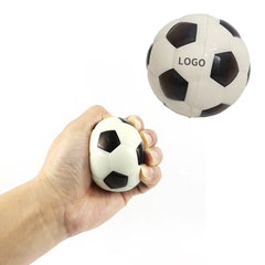 Promotional Soccer Stress Ball Custom Kids Soft PU Foam Anti Stress Relief Toy Squeeze Ball With Logo