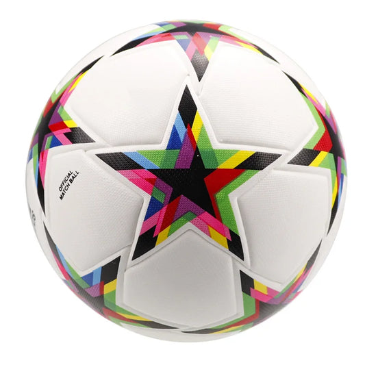 Hot Match World Football Training PU Sticker for Champions League Standard No. 5 Game for Adults Ball Genre