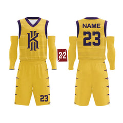 Custom Made Sublimation Jersey Maker Basketball