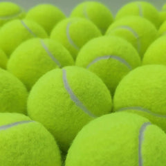 Professional Training Tennis Balls 2.5" Wool Velvet Cloth High-Grade Eco-Friendly Durable Excellent Elasticity Resistance Sports