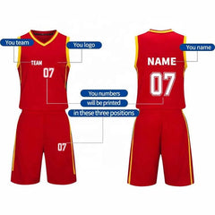 Custom Sublimation Basketball Jersey Quick Dry Supplier 2024 New Design Low Men Custom Basketball Jersey