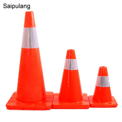 Wholesale Road Bucket Reflective Block Facilities Safety Warning square Rubber Traffic Cone