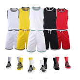 Factory Outlet Custom Logo Color Blue Comfortable Breathable Sleeveless Sports Men Basketball Jerseys Uniforms