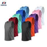 2024 Wholesale Custom Quick Dry Fitness Vest Training Bib Vest for Football Team Yoga Narrow-shouldered Vest