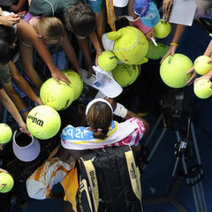 24cm Signature Tennis Ball Durable 9.5" Fabric Rubber Portable Customizable Logo Eco-Friendly 320g Outdoor Play Sports