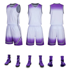 Sublimation Digital Printing Custom Basketball Jersey Uniform Design