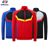 Unisex Quick Dry Soccer Wear Custom Full Zip Training Set with Name Inscription Includes Jacket Football Players' TrainingGear