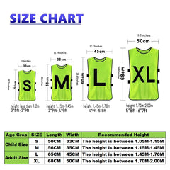 Manufacturers Supply Custom Breathable Scrimmage Training Vests Sports Mesh Pennies Blank Soccer Bibs
