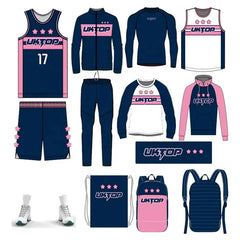 Custom Sublimation Basketball Jersey Low MOQ Set Kid Suit Basketball Wear Lightweight Basketball Uniforms