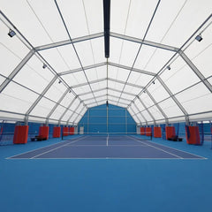 Factory Custom Covered Tennis Court Temporary Tennis Court Tent Tarpaulin Cover Tennis Court Tent Roof