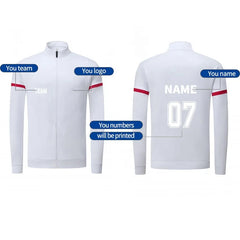 Custom Training Gym Track Suits Custom Jogging Sport Zip Tracksuit Soccer Tracksuits Team Soccer Tracksuit