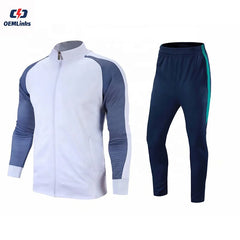 Custom Football Tracksuit Soccer Jerseys Sets Football Mens Running Jackets Sports Training Soccer Tracksuit Uniforms Suit