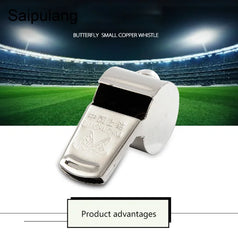 High Quality Silver Color Metal Referee Whistle