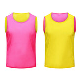 Factory Direct Sale Reversable Basketball Pinnie Numbered Sports Soccer Football Training Vest Bibs