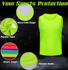 Wholesale Custom Cheap Numbered Soccer Training Pinnies Scrimmages Vest