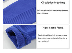 Hot Sale Custom logo Wholesale Football Footless Socks Football Calf Compression Sleeves Football Leg Soccer Sock Sleeves