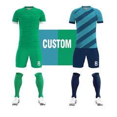 2022 Wholesale Design Sublimation Sports Soccer Team Jerseys Uniform Set Custom Club Logo Football Jersey
