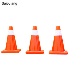Wholesale Road Bucket Reflective Block Facilities Safety Warning square Rubber Traffic Cone
