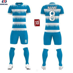 Customize Top Quality Soccer Uniformes Sublimated Soccer Uniform Suit for Men and Kids