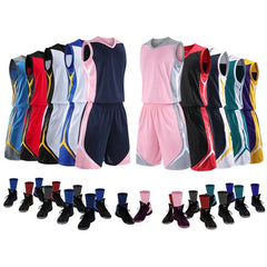 2023 Custom High Quality Breathable Team Women Basketball Shirt Shorts Jersey Wear for Sale