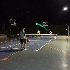 40 Holes Outdoor Night Light up Green Glow in the Dark Luminous Pickleball Balls