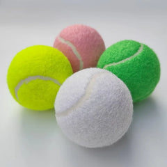 2.5" Tennis Balls Adults Synthetic Wool Natural Rubber Bounce Height 135-145cm Durable High Elasticity Portable Sports