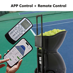Portable Tennis Ball Feeder Tennis Ball Throwing Machine Smart Tennis Ball Machines