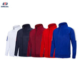 Adults Soccer Jerseys Sets Football Men Running Zip Jackets Training Soccer Team Jersey Hot Sale Sports Tracksuit Uniforms