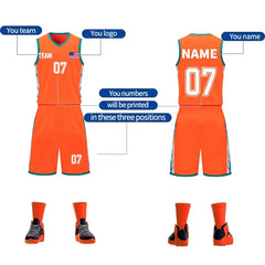 Sublimation Basketball Clothes T Shit Vests Team Fashion Design Custom Mens Basketball Jerseys