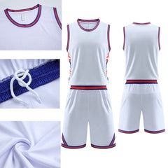 Popular Vintage Basketball Jersey Breathable Mesh Fabric Quick Dry Custom Basketball Jersey