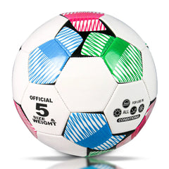 Custom Size 5 WorldCup Soccer Ball Wear-Resistant PVC with Explosion-Proof TPU for Adult & Youth Players