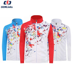 Unisex Quick Dry Soccer Tracksuit Jacket Custom Full Zip Football Wear with OEM Service Including Name Printing Team Inclusion