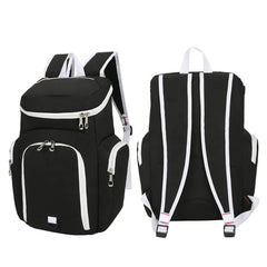 Custom New School Team Sport Volleyball Basketball Football Soccer Black Premium Backpack