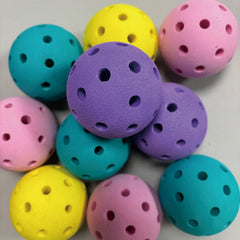 Factory Wholesale Custom Indoor Soft Quiet Balls Hollow Silent Pickleball Balls for Pickleball Practice