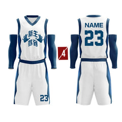 Manufacturer Fully Sublimation Basketball Jersey and Shorts Custom
