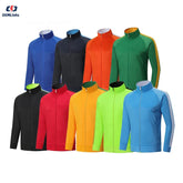 Custom Soccer Zip Tracksuit Jacket Sport Training Tracksuit Hot Sale Quick Dry Men Set Football Jacket