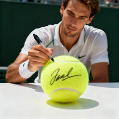 24cm Signature Tennis Ball Durable 9.5" Fabric Rubber Portable Customizable Logo Eco-Friendly 320g Outdoor Play Sports