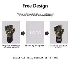 2024 Hot Sale Protective Professional Goalkeeper Gloves High Quality Latex Goalie Gloves Soccer Football Goalkeep Glove