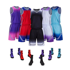Sublimation Digital Printing Custom Basketball Jersey Uniform Design