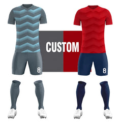 Mens Custom Football Jerseys Design Shirts Youth Uniforms Football Kit Soccer Jersey Wholesale