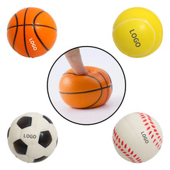 Promotional Soccer Stress Ball Custom Kids Soft PU Foam Anti Stress Relief Toy Squeeze Ball With Logo