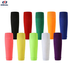 Hot Sale Custom logo Wholesale Football Footless Socks Football Calf Compression Sleeves Football Leg Soccer Sock Sleeves