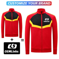 Unisex Quick Dry Soccer Wear Custom Full Zip Training Set with Name Inscription Includes Jacket Football Players' TrainingGear