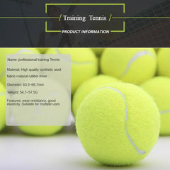 2.5\" Professional Sport Tennis Balls for Training High Elasticity Resistance Wholesale From Manufacturer for Games Sports