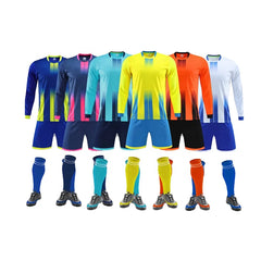 Cheap Quality Custom Plain Football Kits Bulk Soccer Goalkeeper Uniform